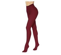JYC CREATIVE 1 Paire de Collants pour Femme, Sans Pointe, Élastiques, Collants Respirants, Collants Fins pour Femme, Vêtements Féminins, Collants Élégants, bordeaux, Taille Unique