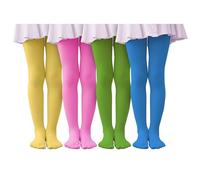 JYC CREATIVE Collants pour garçons et filles, Collants élastiques 80DEN, Collants respirants, Collants filles, Collants de fête, Culotte de carnaval, (FR/ES, Âge, 7 ans, 9 ans, Taille normale, Mix B)