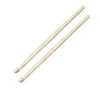 JYC CREATIVE Lot de 2 aiguilles de crochet en plastique, mesure 6mmx14cm, ergonomique doux, travaux manuels, tricot écharpes, chapeaux, amigurumis, bricolage, idéal tout type de motif et de fil, (2