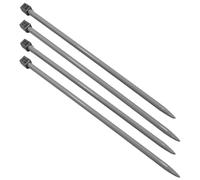 JYC CREATIVE Lot de 2 paires d'aiguilles à tricoter de 10 mm x 35 cm, aiguilles longues avec poignée ergonomique ferme, idéales pour les projets de tricot, adaptées pour les débutants et les experts