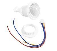 JYCCH DéTection de Capteur de Mouvement Infrarouge Mini PIR 220V à Temps RéGlable SorcièRe Automatique à LED Infrarouge