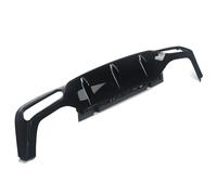 JYCNVKTP Becquet Coffre Arrière Ailes pour Benz pour W213 pour AMG pour Diffuseur Pare-Chocs Arrière Style E63 avec Embouts D'échappement Noir Brillant Tailfin Wing Diffuseur(Glossly Black)