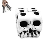 JYFanse Dés Squelette,Dés créatifs Skull - Dés en résine de 0,7 po, dés Squelette à Six Faces, Jouets de Jeu de fête de pub de Club pour Enfants Adultes