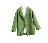 JYHBHMZG Veste en cachemire pour femme - Automne et hiver - Tendance - Couleur unie - Chaud - Tricot à un seul bouton, EN8, L