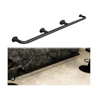 JYHHCYS Repose-Pieds pour Bar Support Mural Repose-Pieds De Bar Acier Inoxydable, Restaurant Accessoires pour Repose-Pieds De Bar avec Connecteur Interne Et Vis(Black,7ft/213.4cm)