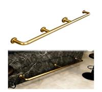 JYHHCYS Repose-Pieds pour Bar Support Mural Repose-Pieds De Bar Acier Inoxydable, Restaurant Accessoires pour Repose-Pieds De Bar avec Connecteur Interne Et Vis(Gold,3ft/91.4cm)