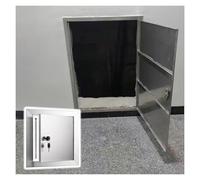 JYHHCYS Trappe de Visite Acier Inoxydable Panneau D'accès avec Serrure, Personnalisable Petite Métal Tranche D'inspection, pour Trappe De Sol/Couvercle De Boîte À Fusibles(11inx13in)