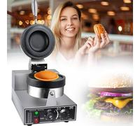 JYHHGDS Machine à Hamburger antiadhésive, gaufrier à Glaces Professionnel, 1200 W, Moule à Hamburger 4 Pouces, 220 V