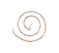 JYHLSHO Chaîne De Lunettes 1 Morceau De Perle De Riz Pêche Coeur Lunettes De Soleil Chaîne Lunettes Chaîne Lunettes Dames Chaîne Lunettes Corde