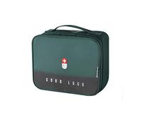 JYHUHGRG Rangement Familial, armoires à Pharmacie, boîte à médicaments, Sac de Premiers Secours Professionnel étanche en Nylon de qualité supérieure avec séparateur EVA, étui Juste Vide 25x20x13,5 cm