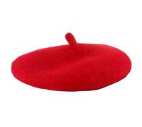 jyibinee Béret pour animal domestique avec corde Rouge