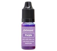 Jyibinee Teinture pour bougie hautement concentrée - Essence de couleur anti-fuite pour tonifier le savon, la cire de soja, la paraffine - Colorant violet pour la maison - 10 ml