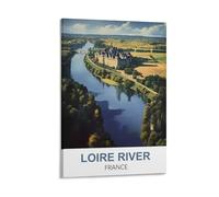 JYICUNCHO Affiches de voyage vintage Loire France 30 x 45 cm