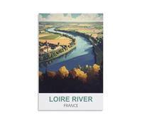 JYICUNCHO Poster de voyage vintage Loire France 30 x 45 cm