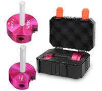 JYINCPED Épargneur de raccord en PVC avec tête de 3,8 cm et 5,1 cm, alésoir de tuyau en PVC avec tige hexagonale de 1,9 cm, alésoir de raccord de tuyau en plastique pour plomberie SCH.40 CPVC ABS