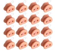 Jyinelx Lot de 12 accessoires de nez de cochon, masque d'Halloween, masque de cochon adapté pour Halloween, cosplay, bal masqué, etc., novateur et intéressant, le costume de cochon est un bon