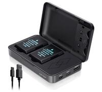 JYJZPB EN-EL14 EN-EL14A Batterie pour Nikon D3200 D3500 D5100 D3100 D3400 D3300 D5600 Étui Chargeur USB Rapide à Double Canal pour Nikon D5200 D5300 D5500 Coolpix P7000 P7100 P7700 Appareil Photo