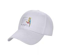JYKJUEDZ Casquette de Baseball Les Rides ne disparaissent Que là où Les sourires Ont été Jimmy Buffett Rip Jimmy Buffett Visière Cosplay pour Hommes Femmes