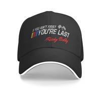 JYKJUEDZ Casquette de Baseball Talladega Nights Ricky Bobby If You Ain't First, Grand Sac de Plage à Capuche pour Homme et Femme
