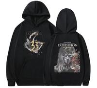 JYKJUEDZ Esquie Clair Obscur Expedition 33 Game Automne/Hiver Homme Femme Hip Hop Loose Rétro Mode Coton