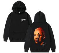 JYKJUEDZ Sweat à Capuche avec imprimé du Rappeur Doja Cat Scarlet Face pour Homme et Femme Style décontracté Style Hip-hop surdimensionné Streetwear