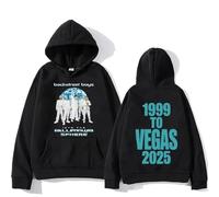 JYKJUEDZ Sweat à Capuche Backstreet Boys Millennium Tour Motif Groupe de Rock Tendance vêtements de Sport Automne Mode Homme et Femme Sweat à Capuche Chaud