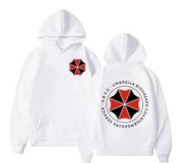 JYKJUEDZ Sweat à Capuche décontracté et Hiver pour Homme avec imprimé Motif Resident Evil Umbrella Corporation