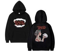 JYKJUEDZ Sweat à Capuche imprimé Double Face pour Homme et Femme Motif Justice pour Charlie Kirk Freedom Style Harajuku en Polaire Unisexe décontracté