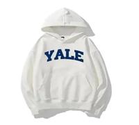 JYKJUEDZ Sweat à Capuche Unisexe à Manches Longues imprimé de l'Université Yale Sweat-Shirt décontracté Pull-Over vêtements de Sport pour Adultes Classique Simple et Tendance