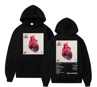 JYKJUEDZ Sweat à Capuche Unisexe Tendance Hip-hop du Groupe de Rap français PNL Que La Famille Pull Ample à la Mode