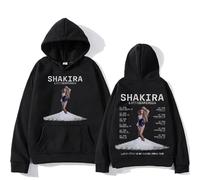 JYKJUEDZ Sweat-Shirt à Capuche surdimensionné pour Homme et Femme inspiré de la tournée Mondiale de Shakira Las Mujeres Ya No Lloran à la Mode et esthétique avec Deux côtés