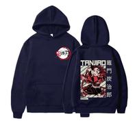 JYKJUEDZ Sweats à Capuche Kamado Tanjirou pour Hommes et Femmes Personnages d'anime Mode Urbaine Sweats à Capuche Harajuku