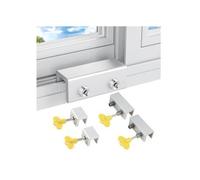 JYNVO 4 Pièces Bloque Porte Coulissante, Verrou Baie Coulissante, Verrou Porte Coulissante, Fermeture Baie Coulissante, Adaptée Aux Portes et Fenêtres Coulissantes