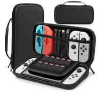 JYNVO Étui de Transport pour Switch 2 (2025) - Pochette Housse, Étui Protection Pochette Housse avec 10 Cartouches de Jeu, Etui de Protection Portable pour Console Accessoires