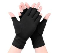 JYNXOR 1 Paires Gants Arthrose Femme Main Gant Compression pour Rhumatismes,Gants de Soutien du Pouce Respirants, Gants pour Soulager les Douleur de Articulaire du Pouce et du Poignet(Noir L)