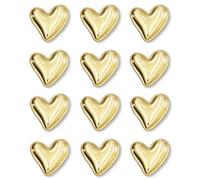 JYNXOR 12 pièces Aimants Frigo en Forme de Cœur,3D Magnets Puissants et Décoratifs pour Réfrigérateur,Tableau Magnétique et Bureau,Petits Aimants pour Photos et Notes,Décoration Magnétique à la Maison