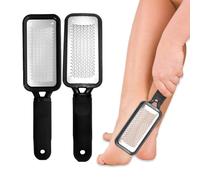 JYNXOR 1pcs Rapeuse Pieds, Râpe Pieds Manuelle Double Face, Noir Rape Pied, Lime Pied Professionnelle, Rappe Pieds Pédicure pour Peaux Mortes et Callosités Pédicure Pierre Ponce Pied