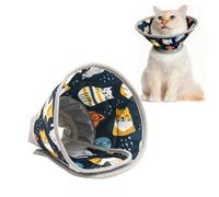 JYNXOR 1x Colerette Chat Anti Léchage, Réglable Collerette Chat Anti Grattage, Doux Collerettes pour Chats Après Chirurgie, Élisabeth Collier de Récupération Doux Collerettes pour hiots Petits Chiens