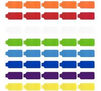 JYNXOR Etiquette Cable,40 Pcs Etiquettes Autocollantes,Etiquettes pour Câbles Réutilisable,Multicolores Etiquette Inscriptibles,pour Organiser et Identifier Câbles