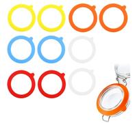 JYNXOR Lot de 10 Joint Bocaux En Silicone, Interchangeables Joint Bocaux, Caoutchouc Bocaux Pour Couvercle à Pince En Verre