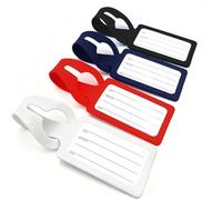 JYNXOR Lot de 4 Etiquette Valise en PU, Étiquette Bagage avec Boucle Réglable,Etiquette Valise Voyage, Porte Etiquette Valise Cuir Inscriptible Nom Adresse, Luggage Tag pour Voyage Avion(4 couleurs)