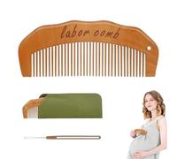 JYNXOR Peigne Accouchement,Peigne en Bois,Cadeau Femme Enceinte,Cadeau Grossesse,Naissance Maman,pour Kit Post Partum Maternité,pour Les Femmes Enceintes,Futures Mamans