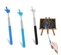 JYNXOR Pointeur Telescopique pour Enseignant,3 Pcs Pointeurs Rétractables pour Enseignants,pour la Salle de Classe,pour Les Présentations et Les Tableaux Blancs
