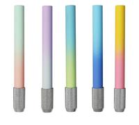 JYNXOR Rallonge pour Crayons de Couleur - Lot de 5 - Prolongateur en Aluminium avec Poignée - Utilisez les Crayons jusqu'au Bout