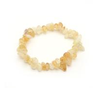 JYOGCEPF Bracelet Pierre Naturelle, Bracelets En Pierre Naturelle En Cristal De Citrine, Bracelet En Roche Irrégulière, Bracelet De Yoga Reiki, Bracelet Porte-Bonheur Extensible Pour Femmes Et Hommes