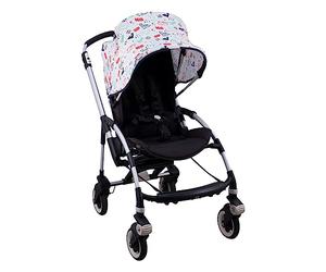 JYOKO KIDS Capot compatible avec Bugaboo Bee 3, Bee Plus et Bee 5 (DINO PARTY)
