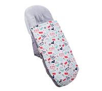 JYOKO Kids Chancelière Universelle pour Poussette, Chancelière d'hiver Polaire pour Siège, Chancelière pour Landau de Bébé, Polaire Extra Douce imperméabilisé (Dino Party, Polaire)