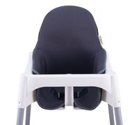 JYOKO KIDS Coussin pour le chaise haute Compatible avec Ikea Antilop, 100% Coton (MARENGO)