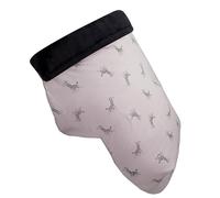 JYOKO Kids Couverture de poussette en polaire Teddy extra douce pour l'hiver (girafes 100 cm)