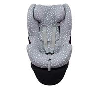 JYOKO KIDS Housse Compatible avec Cybex Sirona Q I Size (WHITE STAR, SIRONA)
